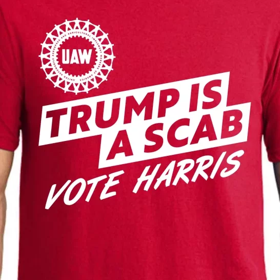 Trump Is A Scab Uaw Vote Kamala Harris 2024 Election Pajama Set