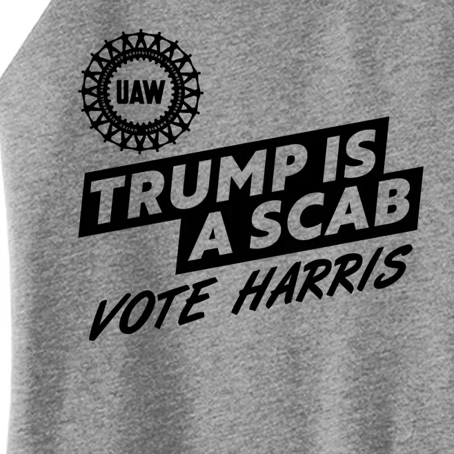 Trump Is A Scab Uaw Vote Kamala Harris 2024 Election Women’s Perfect Tri Rocker Tank