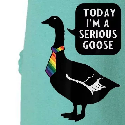 Today IM A Serious Goose Lgbt Cute Funny Serious Goose Doggie 3-End Fleece Hoodie