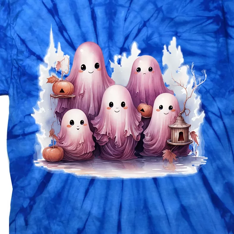 This Is Boo Sheet Ghost Squad Halloween Costume Gift Tie-Dye T-Shirt