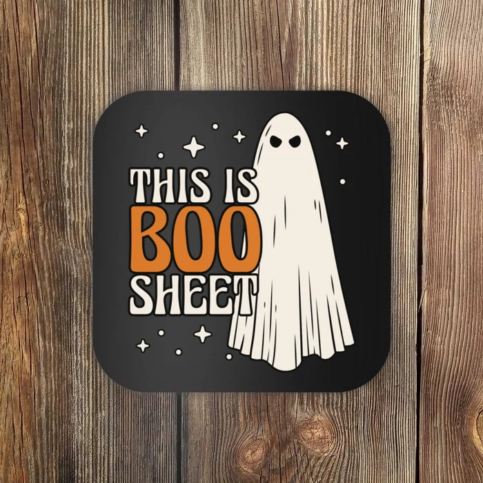 This Is Boo Sheet Funny Ghost Coaster