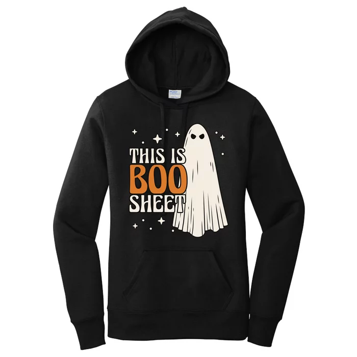 This Is Boo Sheet Funny Ghost Women's Pullover Hoodie