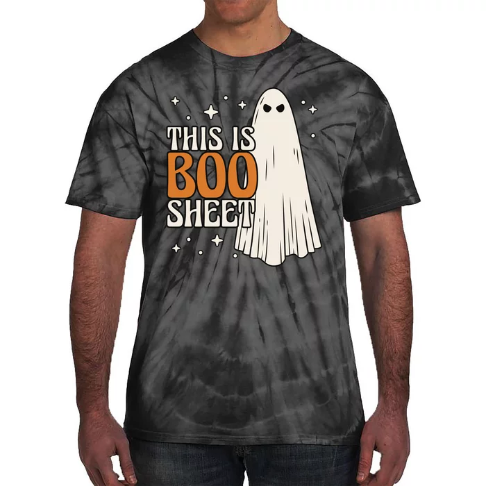 This Is Boo Sheet Funny Ghost Tie-Dye T-Shirt