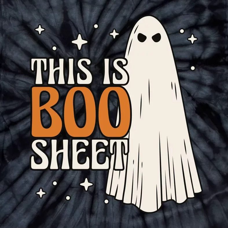 This Is Boo Sheet Funny Ghost Tie-Dye T-Shirt