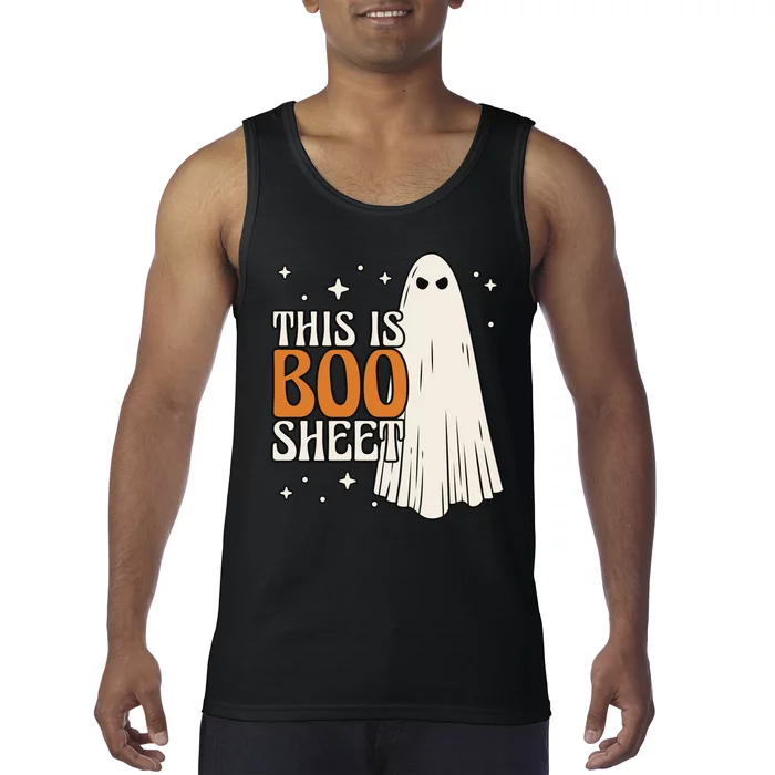 This Is Boo Sheet Funny Ghost Tank Top