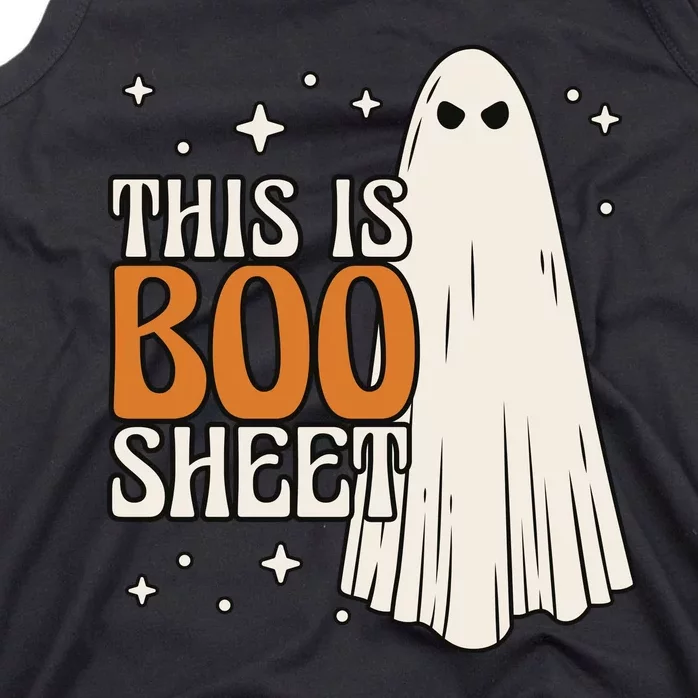 This Is Boo Sheet Funny Ghost Tank Top