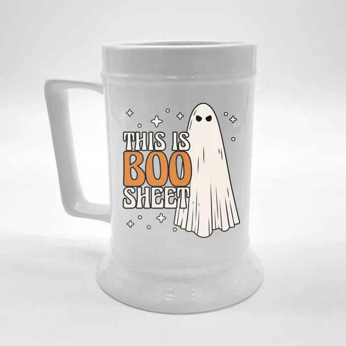 This Is Boo Sheet Funny Ghost Front & Back Beer Stein