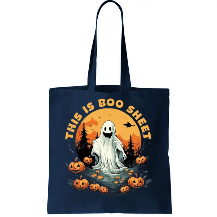 This Is Boo Sheet Halloween Funny Tote Bag