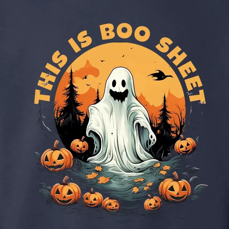 This Is Boo Sheet Halloween Funny Toddler Hoodie