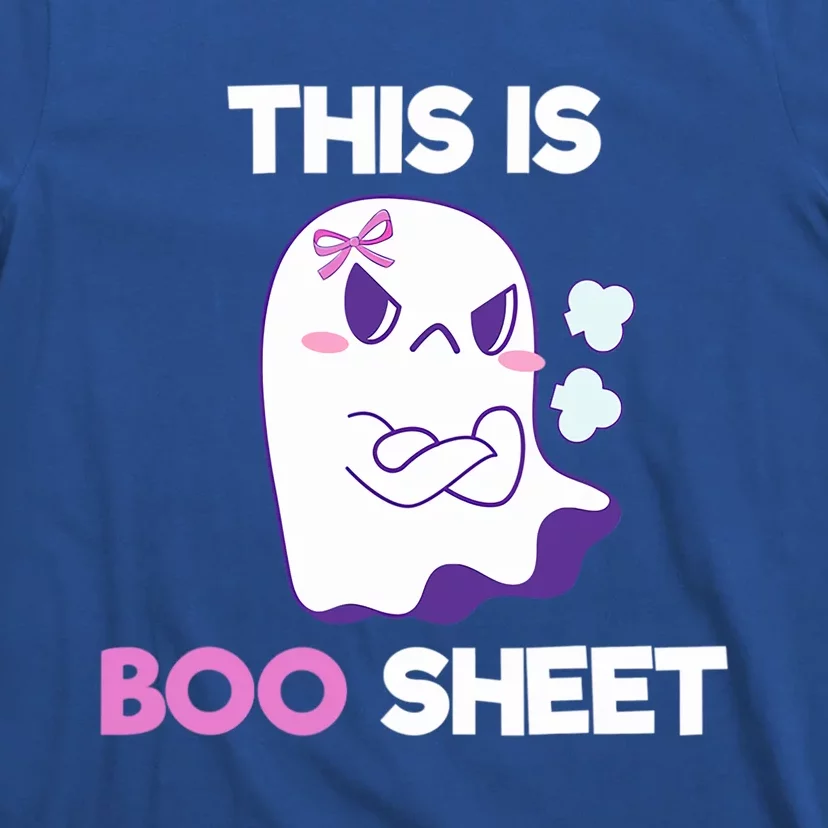 This Is Boo Sheet Funny Ghost Pun Halloween Costume Gift T-Shirt