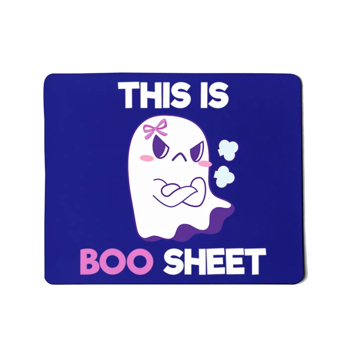 This Is Boo Sheet Funny Ghost Pun Halloween Costume Gift Mousepad