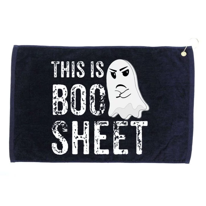 This Is Boo Sheet Bull Shit Halloween Ghost Gift Present Grommeted Golf Towel