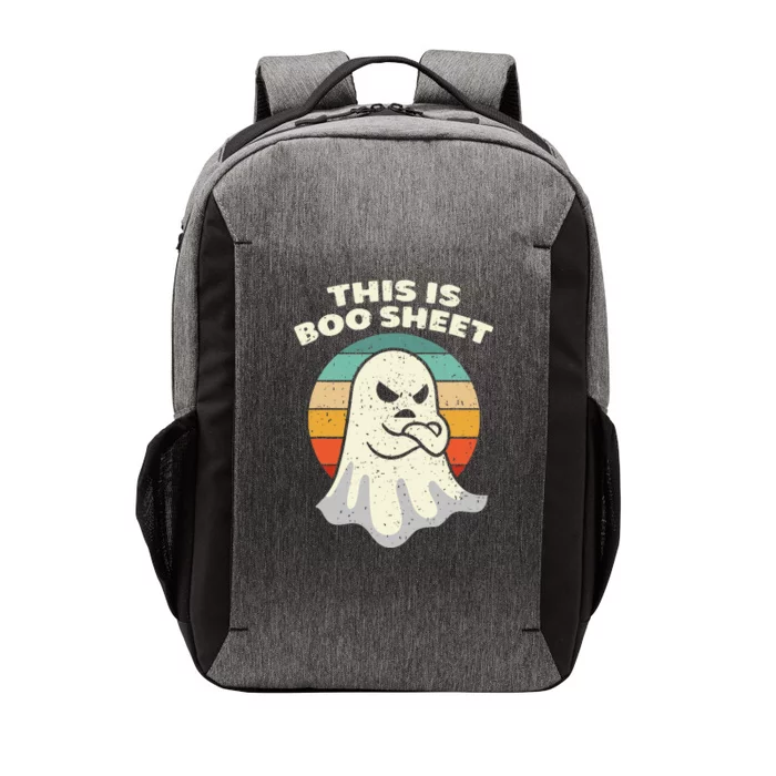 This Is Boo Sheet Ghost Retro Halloween Costume Men Women Vector Backpack