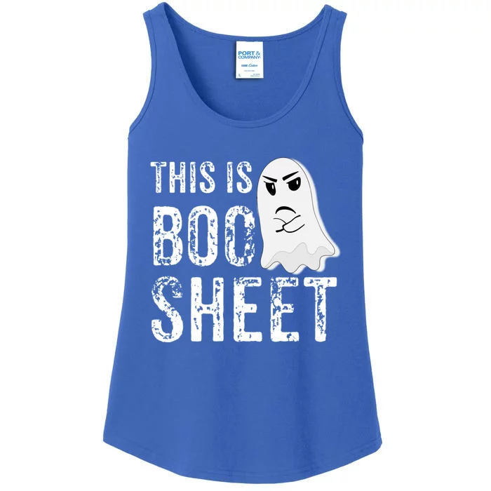 This Is Boo Sheet Bull Shit Halloween Ghost Gift Present Gift Ladies Essential Tank