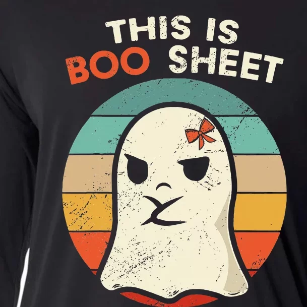 This Is Boo Sheet Funny Halloween Costumes Funny Halloween Cooling Performance Long Sleeve Crew