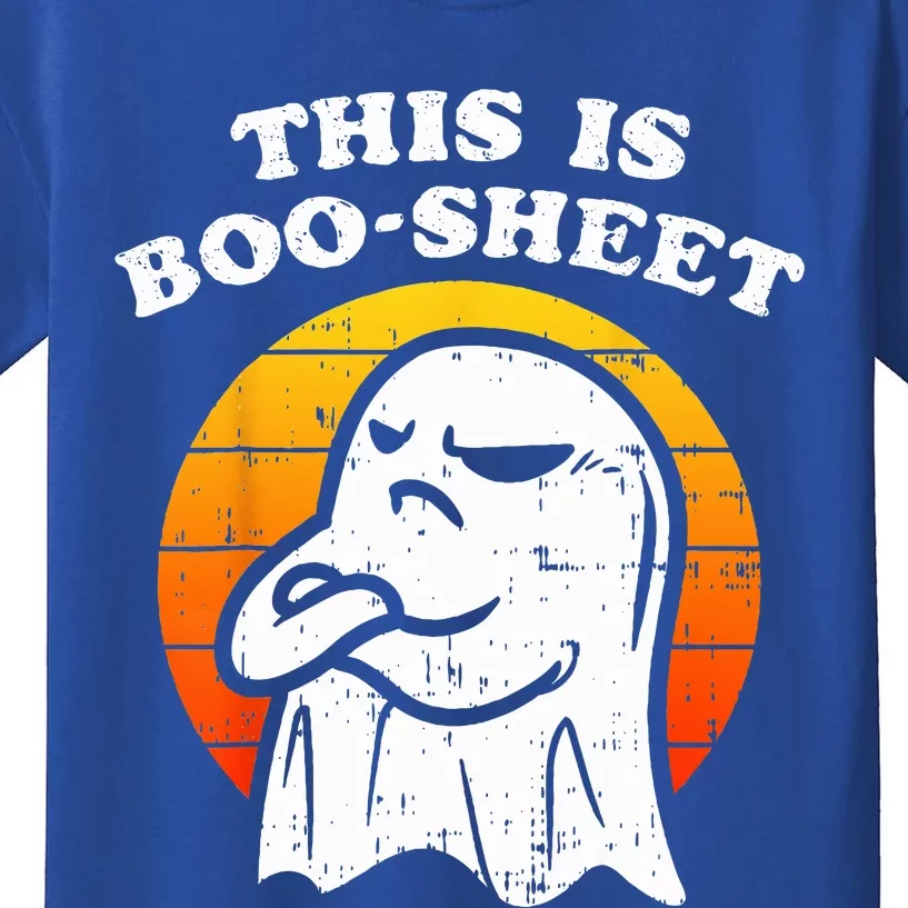 This Is Boosheet Halloween Ghost Funny Kids T-Shirt