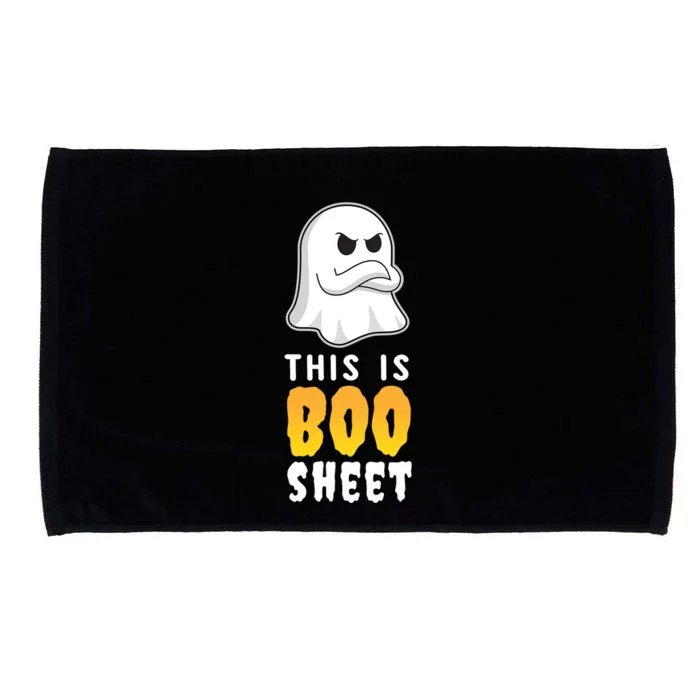 This Is Boo Sheet Gift Funny Ghost Spooky Party Idea Cute Microfiber Hand Towel