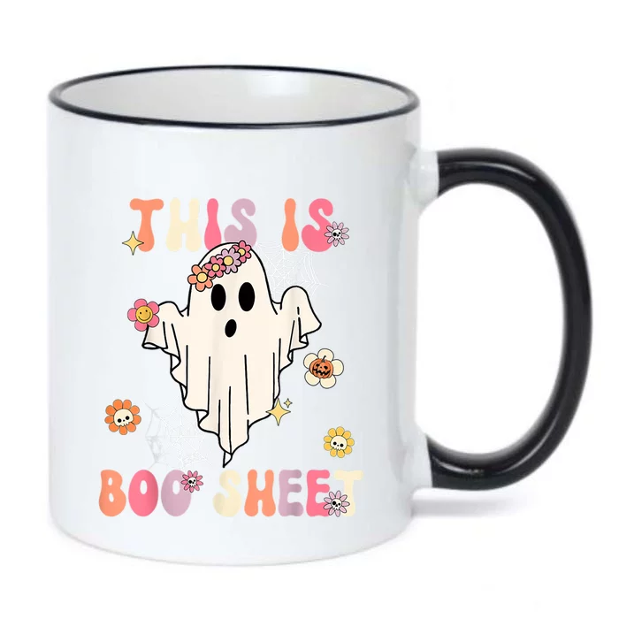 This Is Boo Sheet Retro Costume Cool Gift Black Color Changing Mug