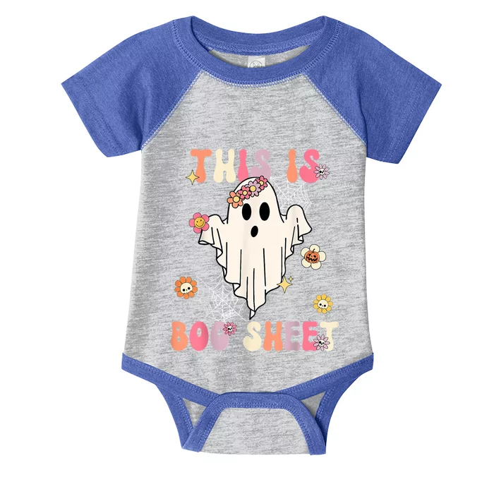 This Is Boo Sheet Retro Costume Cool Gift Infant Baby Jersey Bodysuit