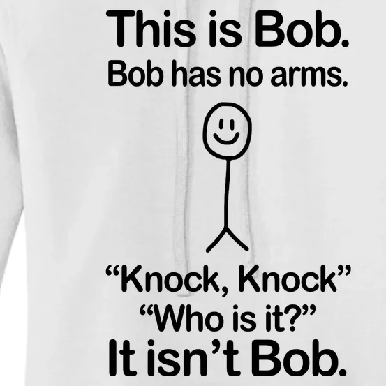 This Is Bob Knock Knock Funny Women's Pullover Hoodie