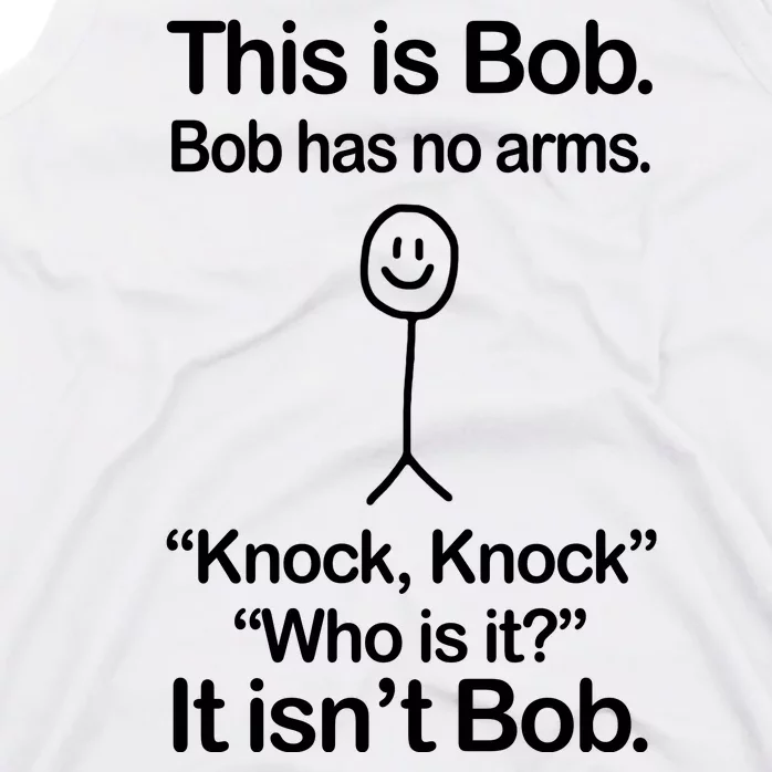 This Is Bob Knock Knock Funny Tank Top