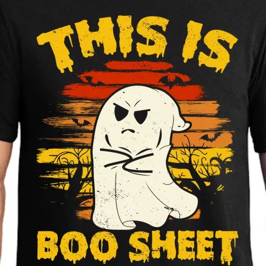 This Is Boo Sheet Cool Funny Halloween Design For Pajama Set