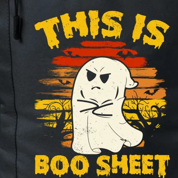 This Is Boo Sheet Cool Funny Halloween Design For Daily Commute Backpack