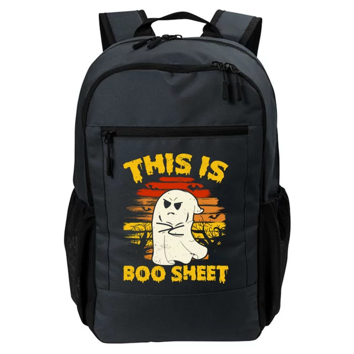 This Is Boo Sheet Cool Funny Halloween Design For Daily Commute Backpack