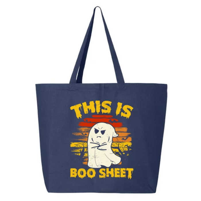 This Is Boo Sheet Cool Funny Halloween Design For 25L Jumbo Tote