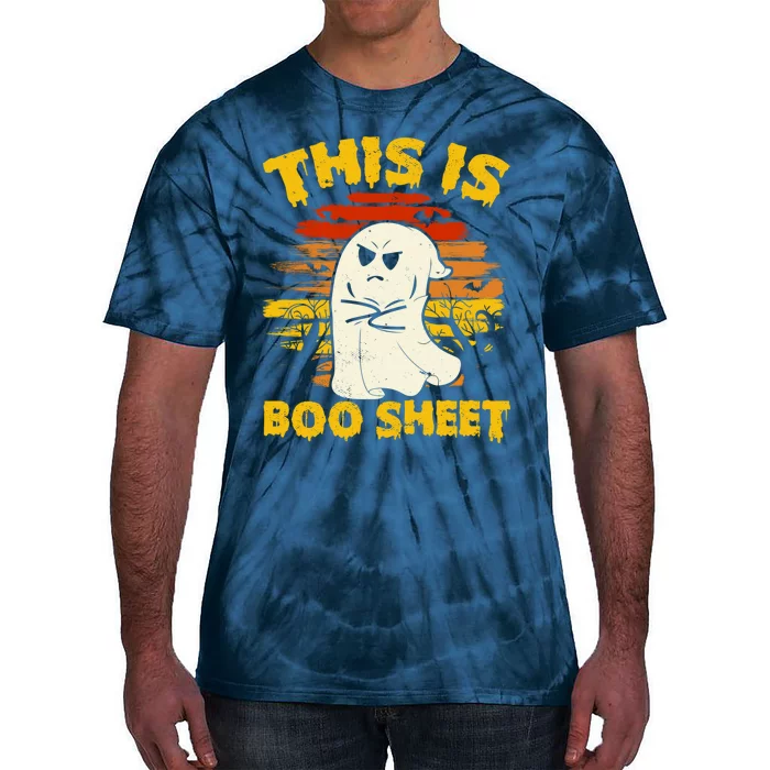 This Is Boo Sheet Cool Funny Halloween Design For Tie-Dye T-Shirt