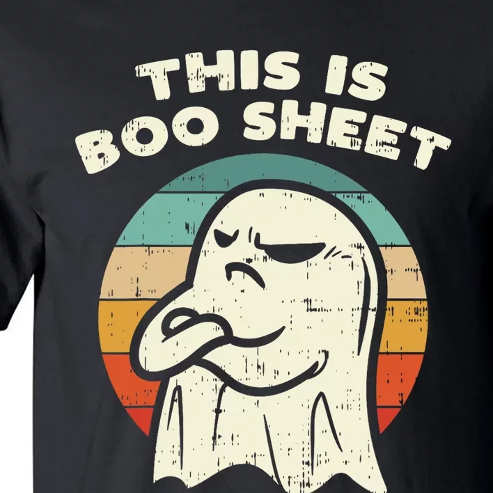 This Is Boo Sheet Ghost Retro Halloween Costume Tall T-Shirt