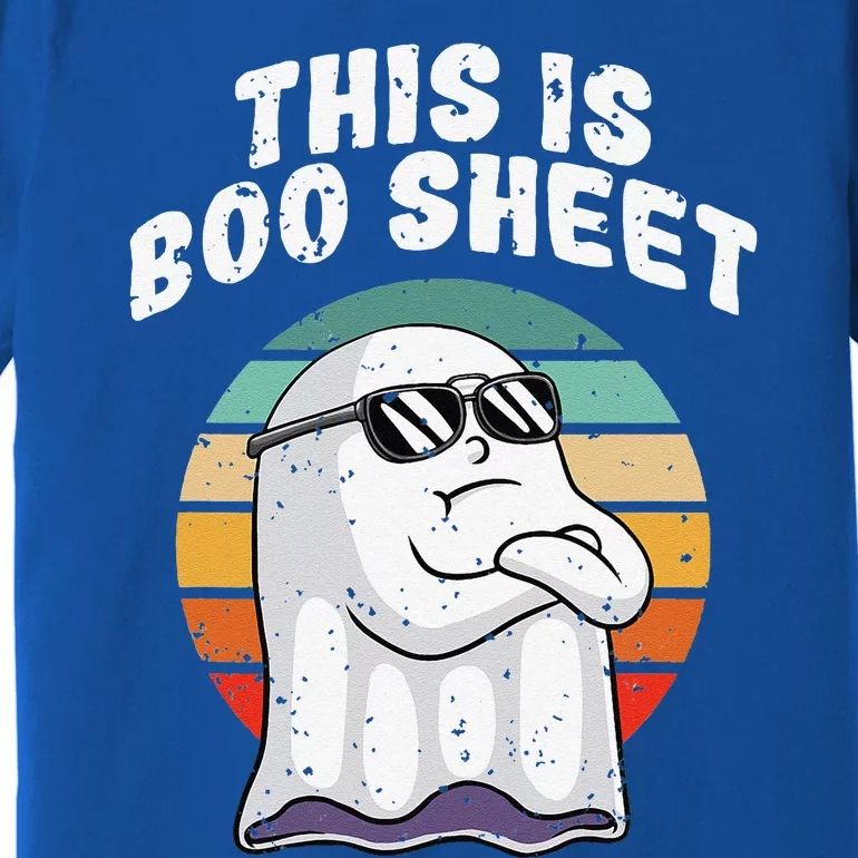 This Is Boo Sheet Funny Halloween Costume Ghost Pun Humor Premium T-Shirt