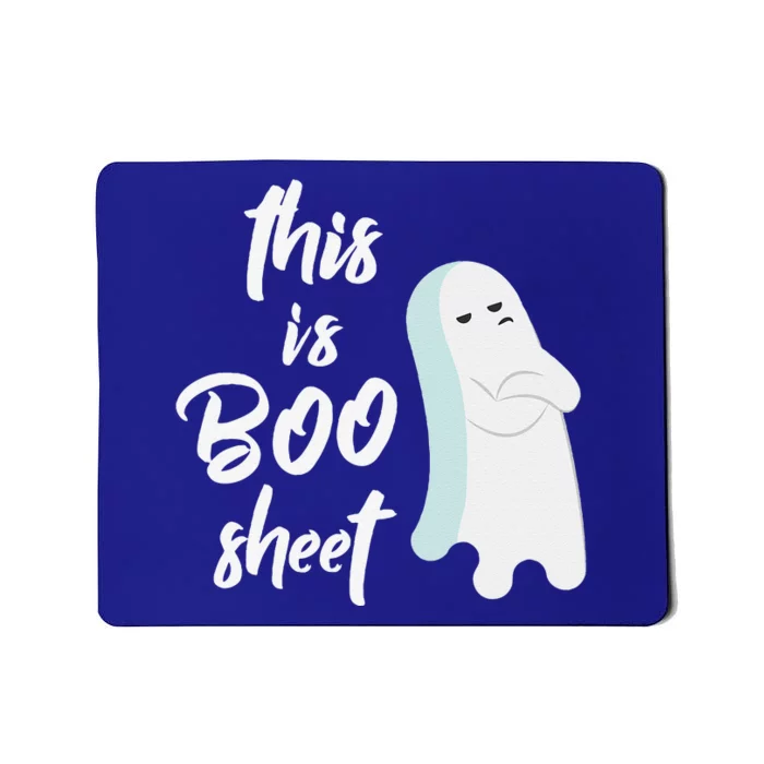 This Is Boo Sheet Funny Halloween Ghost Gift Mousepad