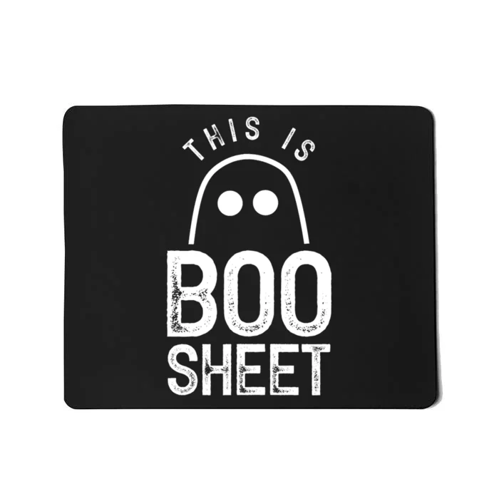 This Is Boo Sheet Ghost Ghosts Halloween Scary Mousepad