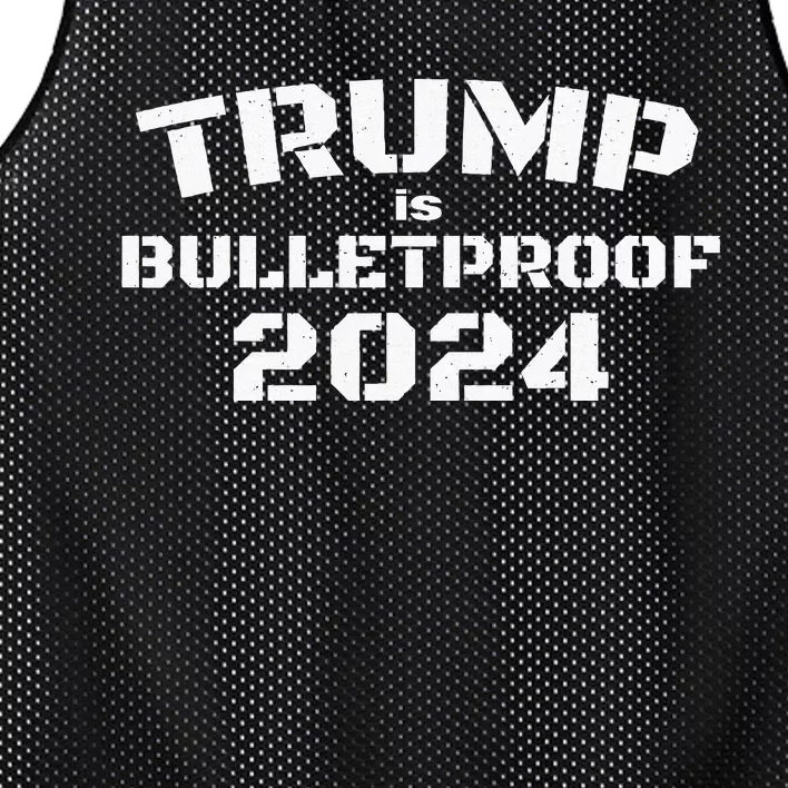 Trump Is Bulletproof 2024 Fight! Fight! Fight! Election Mesh Reversible Basketball Jersey Tank