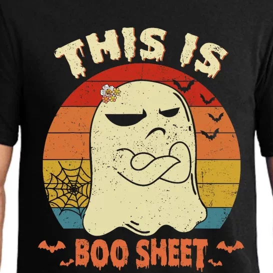 This Is Boo Sheet Ghost Halloween Costume Funny Boo Pajama Set