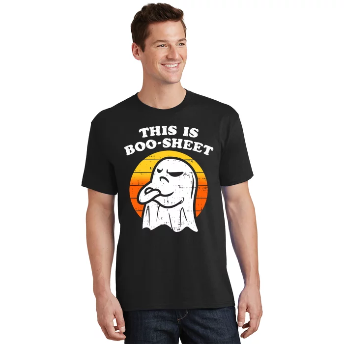 This Is Boosheet Halloween Ghost Funny For Women Men Kids T-Shirt