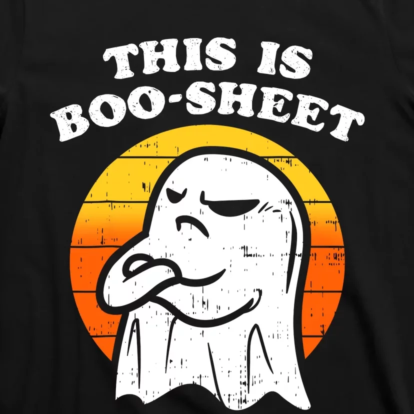 This Is Boosheet Halloween Ghost Funny For Women Men Kids T-Shirt