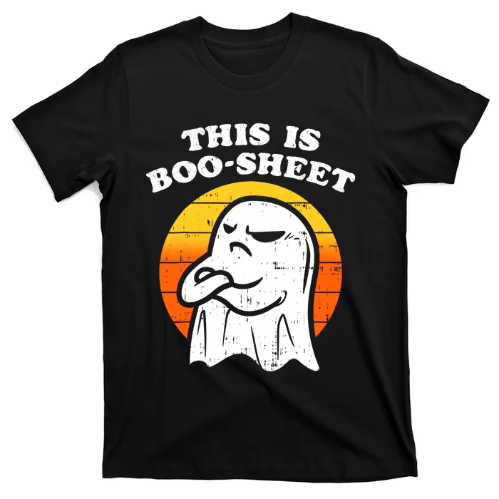 This Is Boosheet Halloween Ghost Funny For Women Men Kids T-Shirt