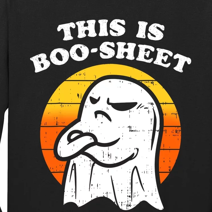 This Is Boosheet Halloween Ghost Funny For Women Men Kids Tall Long Sleeve T-Shirt