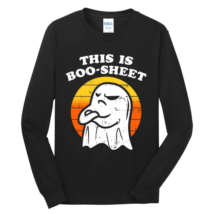 This Is Boosheet Halloween Ghost Funny For Women Men Kids Tall Long Sleeve T-Shirt