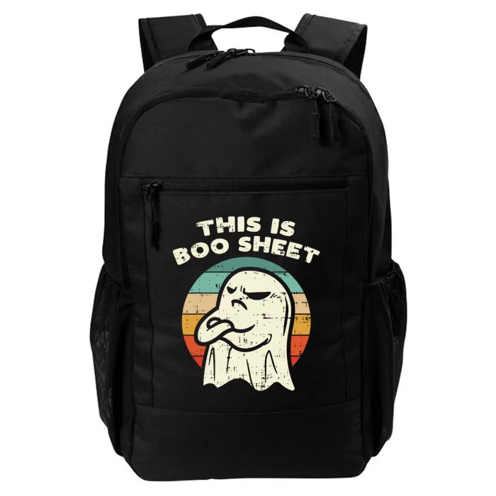 This Is Boo Sheet Ghost Retro Halloween Costume Daily Commute Backpack