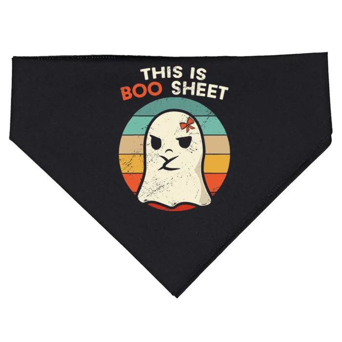 This Is Boo Sheet Funny Halloween Costumes Funny Halloween USA-Made Doggie Bandana