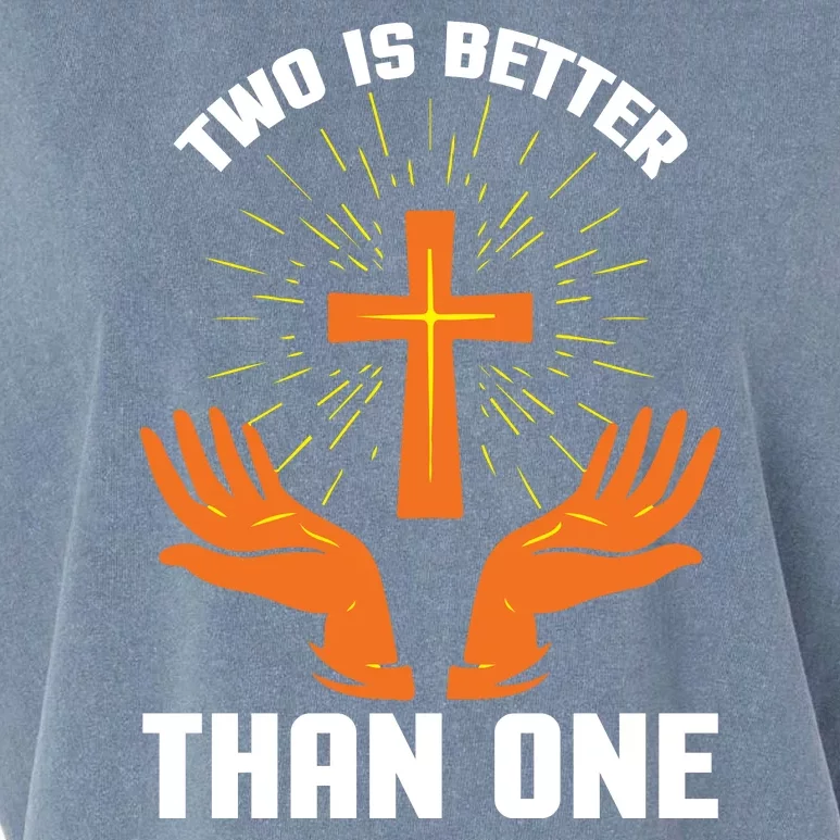 Two Is Better Than One Garment-Dyed Women's Muscle Tee