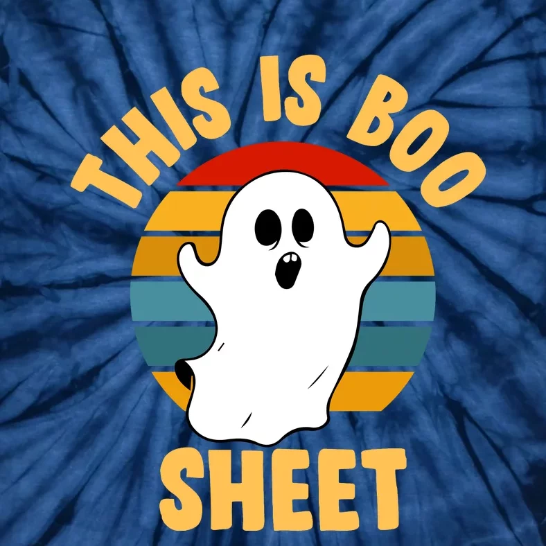 This Is Boo Sheet Funny Halloween Tie-Dye T-Shirt