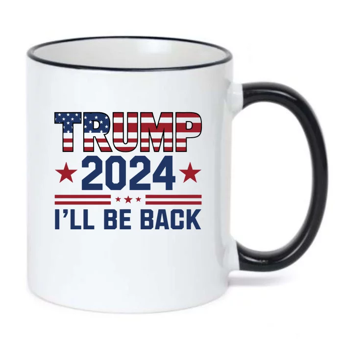 Trump ILl Be Back 2024 Graphic Black Color Changing Mug