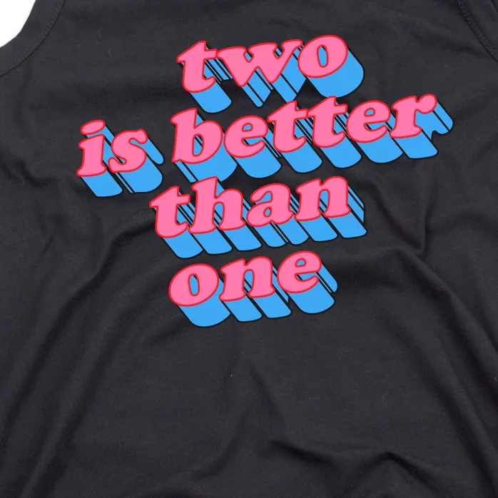 Two Is Better Than One Valentine Tank Top