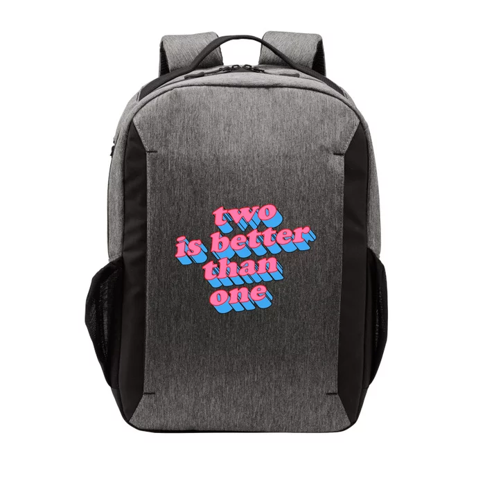 Two Is Better Than One Valentine Vector Backpack