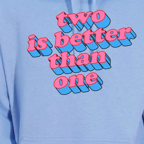 Two Is Better Than One Valentine Unisex Surf Hoodie