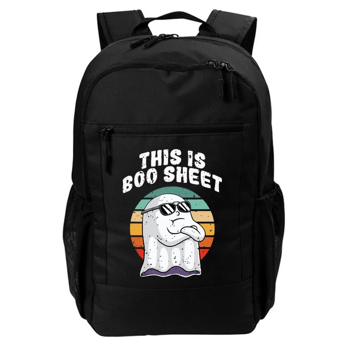 This Is Boo Sheet Funny Halloween Costume Ghost Pun Humor Daily Commute Backpack